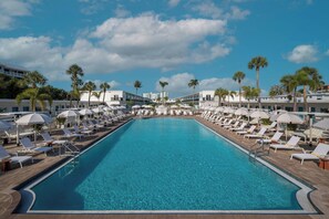 Outdoor pool, a heated pool, cabanas (surcharge), pool umbrellas - The Luce, St. Pete Beach, a Tribute Portfolio Hotel (St. Pete Beach)