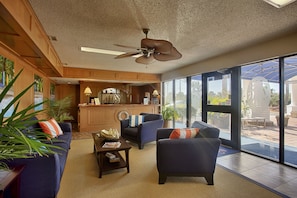 Lobby sitting area
