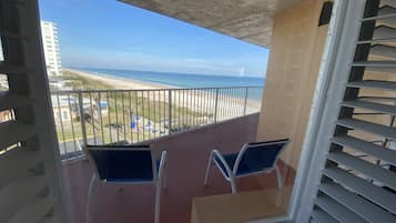 Standard Room, 2 Queen Beds, Kitchenette, Ocean View | Laptop workspace, iron/ironing board, free WiFi, bed sheets