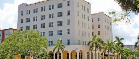 Blick von der Unterkunft