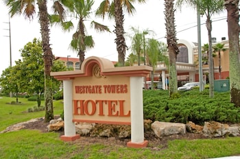Hotel entrance at Westgate Towers Resort