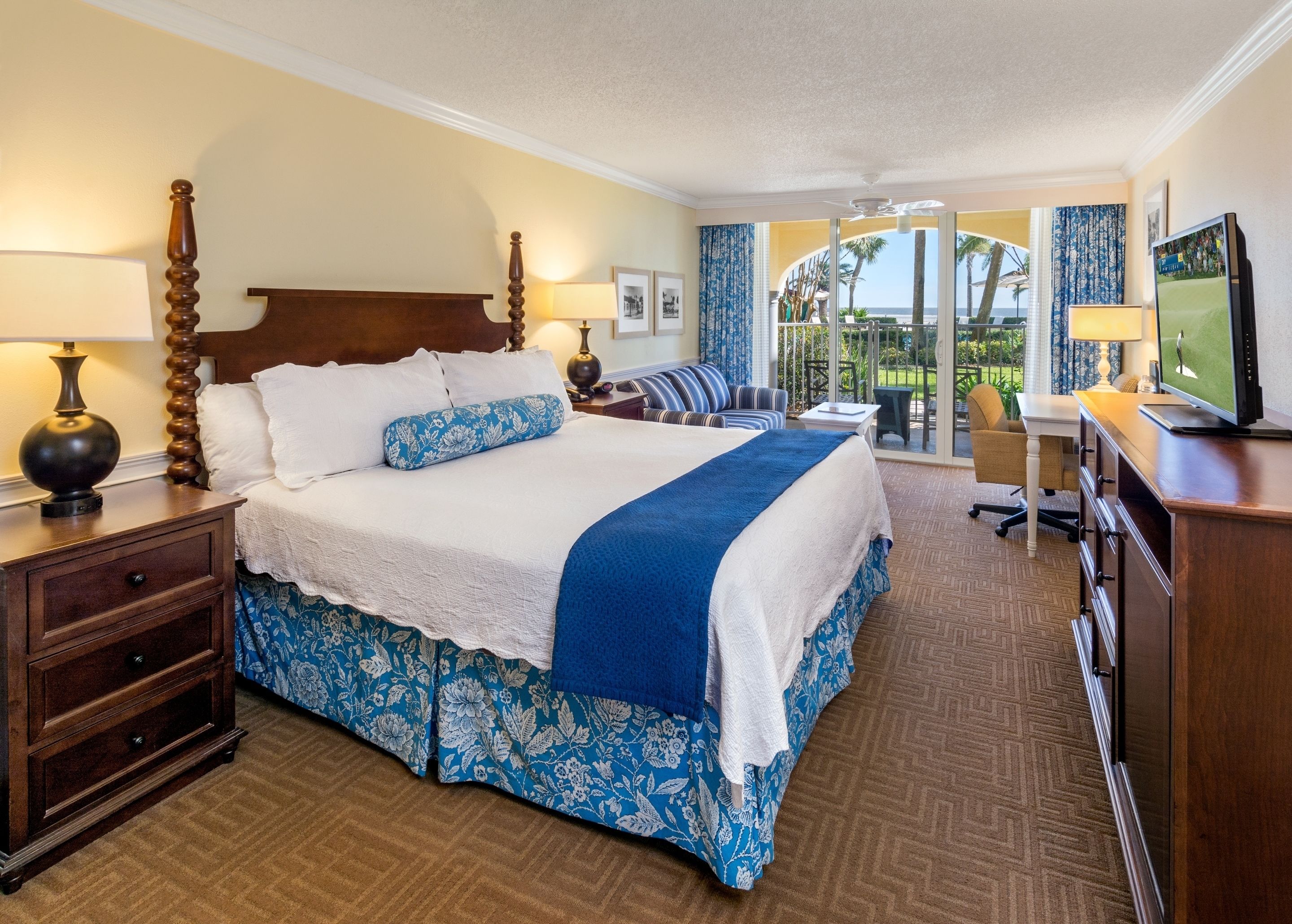 Hypo-allergenic bedding, pillow-top beds, in-room safe, desk