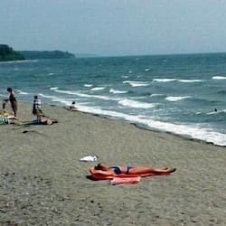 Private beach, fishing