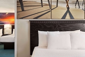 In-room safe, desk, blackout curtains, iron/ironing board