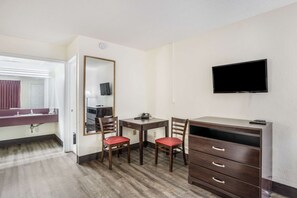Standard Room, 2 Queen Beds, Smoking, Ground Floor | Free cribs/infant beds, rollaway beds, free WiFi, bed sheets