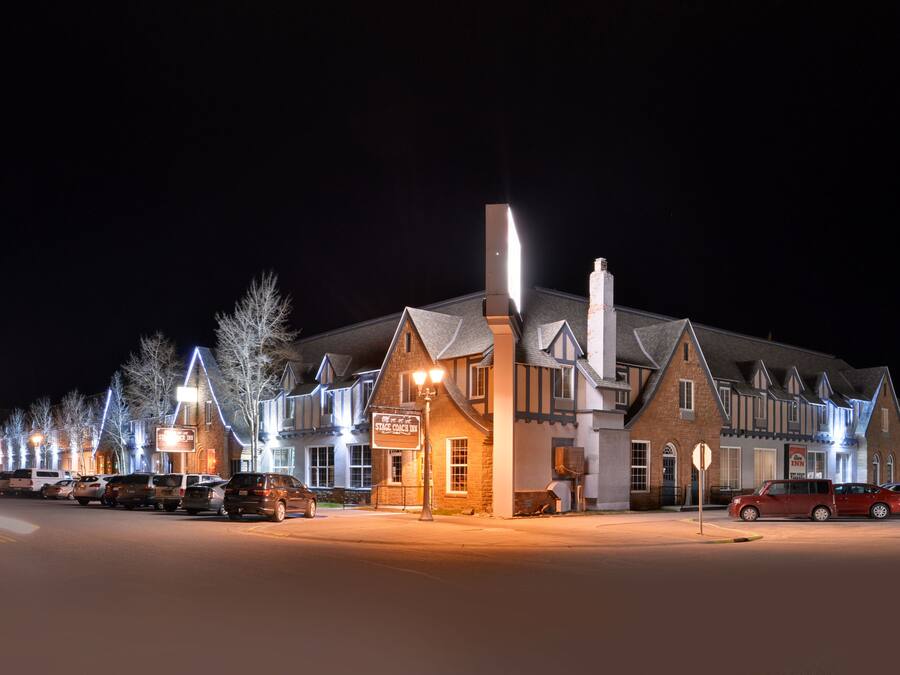 Front of property - evening/night