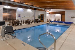 Una piscina techada