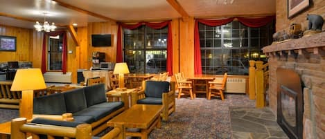 Sitteområde i lobbyen