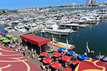 Beach bar at Golden Nugget