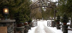 Entrée de l’hébergement