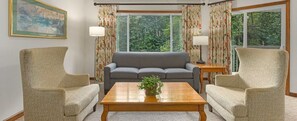 Standard Condo, 1 Bedroom, Balcony | Living area | LCD TV