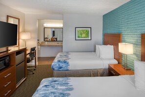 Standard Room, 2 Double Beds, Accessible, Refrigerator & Microwave