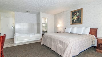 Suite, 1 kingsize bed, niet-roken (Jacuzzi) | Een bureau, een strijkplank/strijkijzer, babybedden (toeslag)