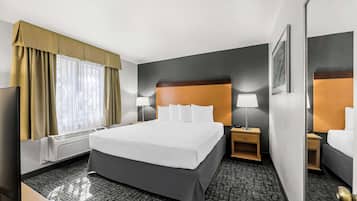 In-room safe, desk, blackout curtains, iron/ironing board