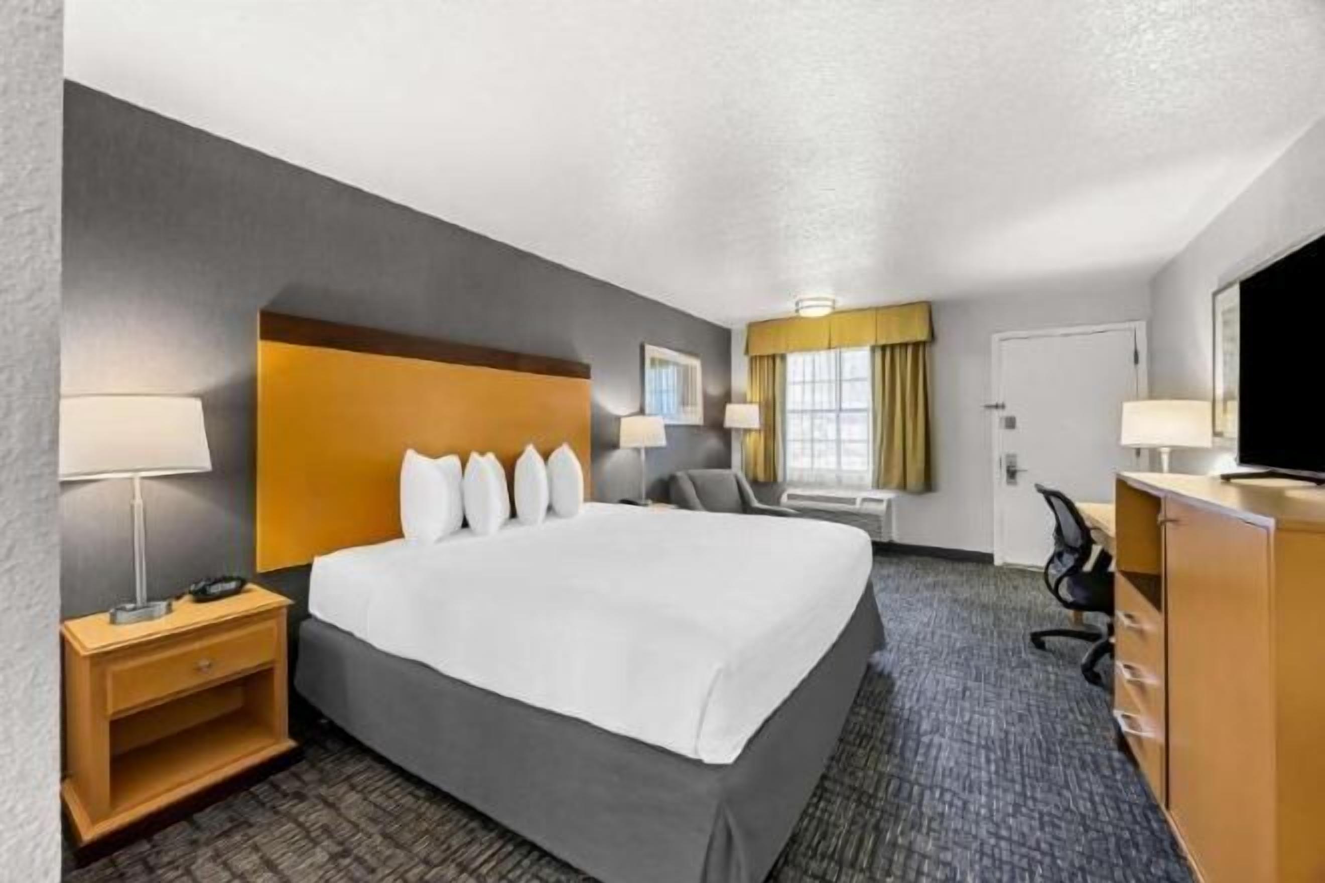 In-room safe, desk, blackout drapes, iron/ironing board