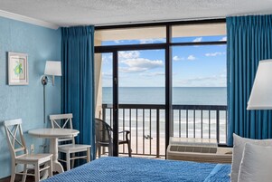 Standard Room, 2 Queen Beds, Oceanfront | In-room safe, iron/ironing board, free WiFi, bed sheets