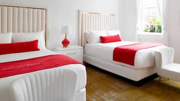 Vendue Premier Two Queens | Egyptian cotton sheets, premium bedding, pillowtop beds, in-room safe
