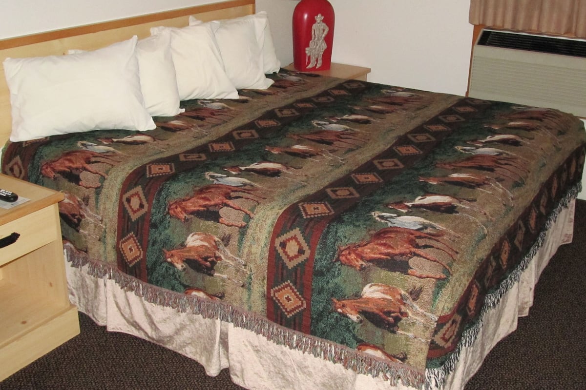 Chambre, 1 très grand lit, accessible aux personnes à mobilité réduite, non-fumeur | Bureau, lit d’appoint (supplément), accès au Wi-Fi (inclus)