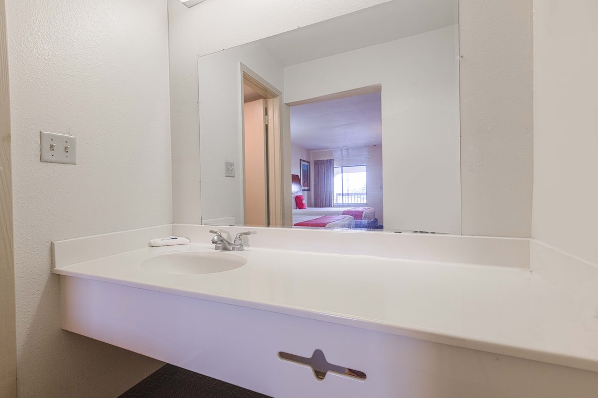 free toiletries, hair dryer, towels