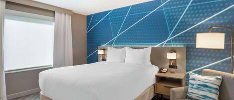 Room, 1 Queen Bed, Accessible, Non Smoking | Premium bedding, in-room safe, desk, laptop workspace