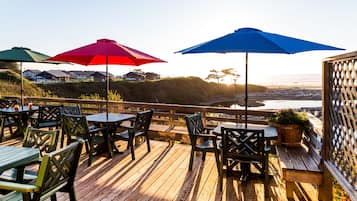 Frokost, lunsj og middag serveres