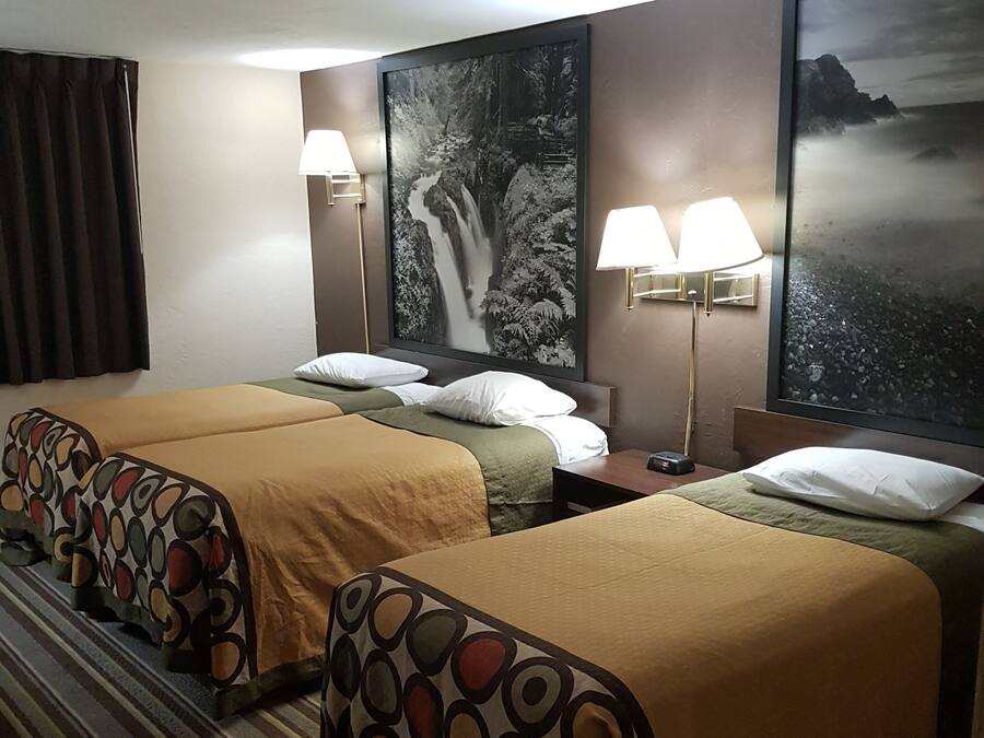 Værelse - flere senge - ikke-ryger (Pet-Friendly) | Skrivebord, arbejdsområde til bærbare computere, mørklægningsgardiner