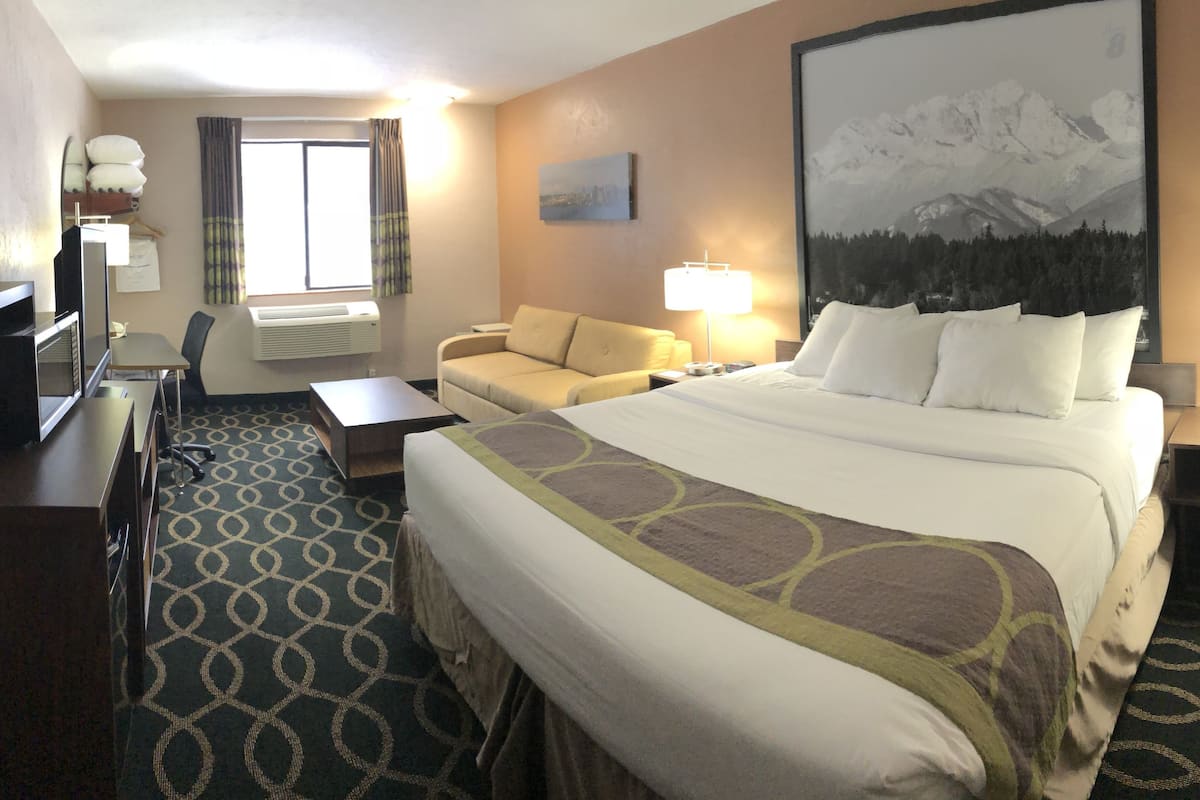 Suite Studio, 1 très grand lit, non-fumeurs | Literie de qualité supérieure, coffres-forts dans les chambres, bureau
