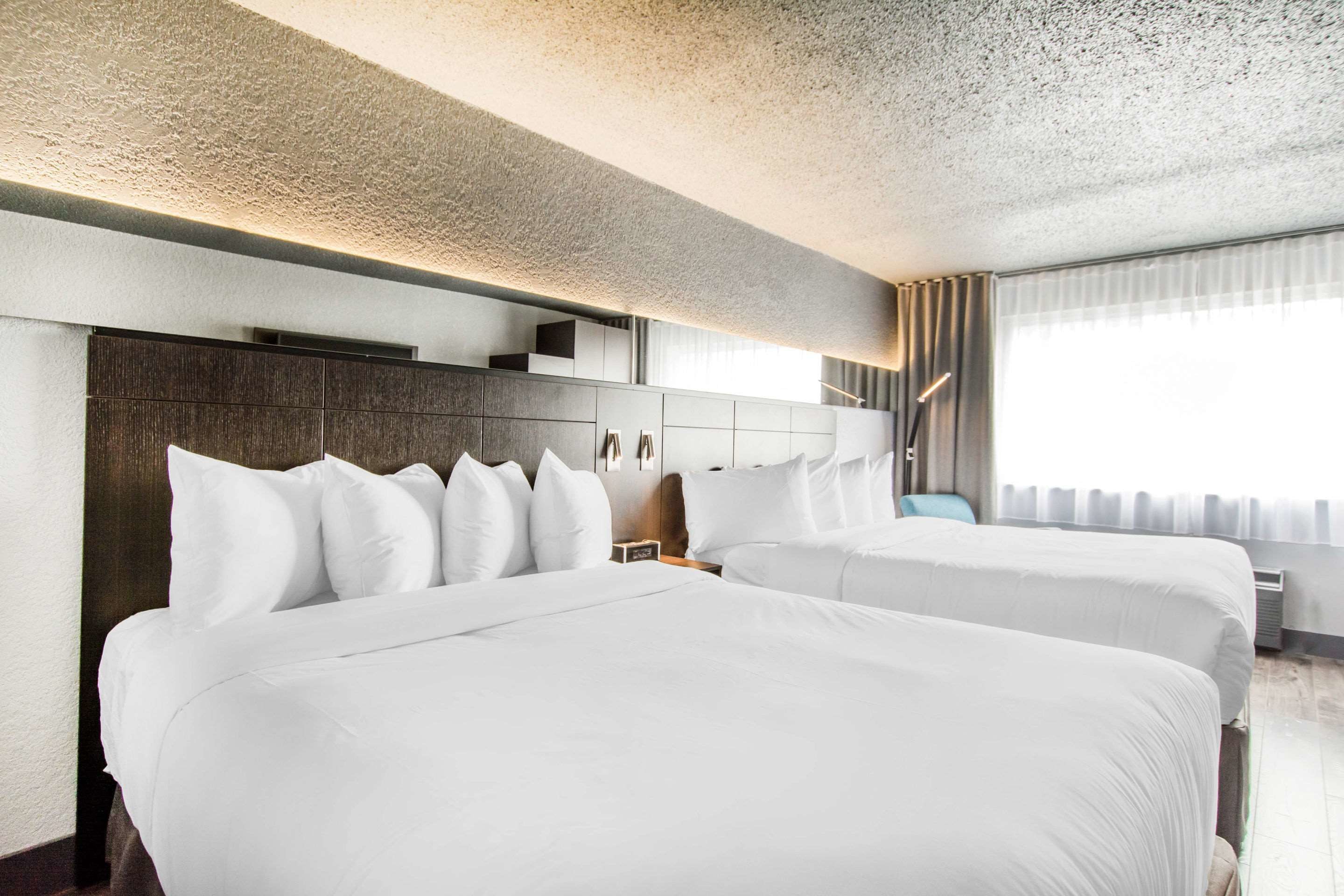 standard room, 2 queen beds, non smoking | premium bedding, desk, soundproofing, iron/ironing board