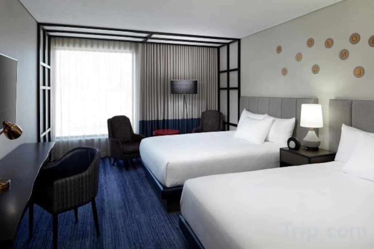 Premium bedding, pillowtop beds, in-room safe, laptop workspace