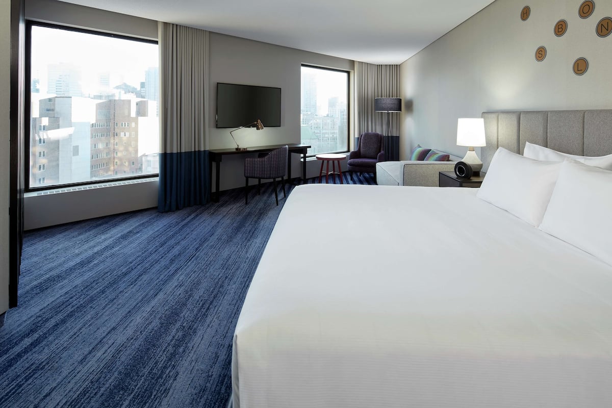 Premium bedding, pillowtop beds, in-room safe, laptop workspace