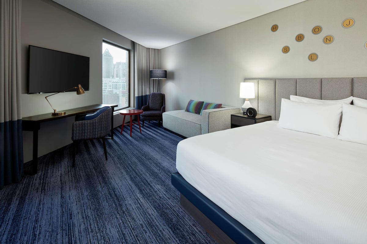 Premium bedding, pillowtop beds, in-room safe, laptop workspace