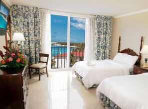 Room, Partial Ocean View | 1 bedroom, hypo-allergenic bedding, in-room safe, desk