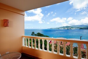 Blick vom Balkon