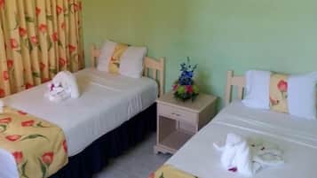 1 bedroom, blackout curtains, iron/ironing board, free WiFi