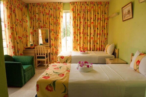 1 bedroom, blackout curtains, iron/ironing board, free WiFi