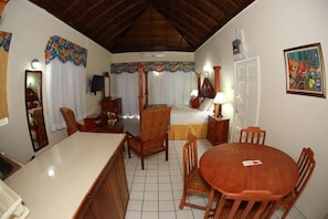 Blackout curtains, iron/ironing board, free WiFi, bed sheets