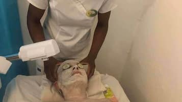 Body treatments, aromatherapy, body scrubs, facials, reflexology