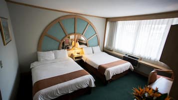 Standard Room, 2 Double Beds, Non Smoking | Premium bedding, down duvets, in-room safe, desk