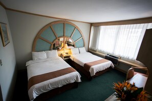 Standard Room, 2 Double Beds, Non Smoking | Premium bedding, down comforters, in-room safe, desk