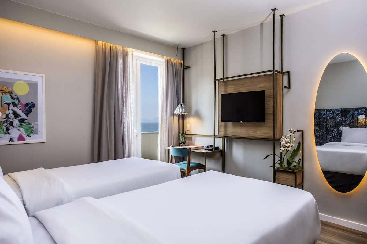 Habitació executiva, 2 llits individuals, balcó, vistes parcials al mar | Vista des de l'habitació