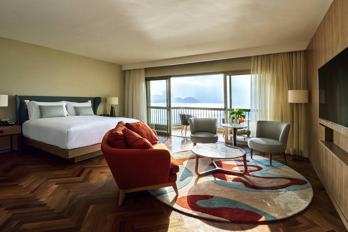 Junior-Suite, 1 King-Bett, Zutritt zur Club Lounge, Meerblick