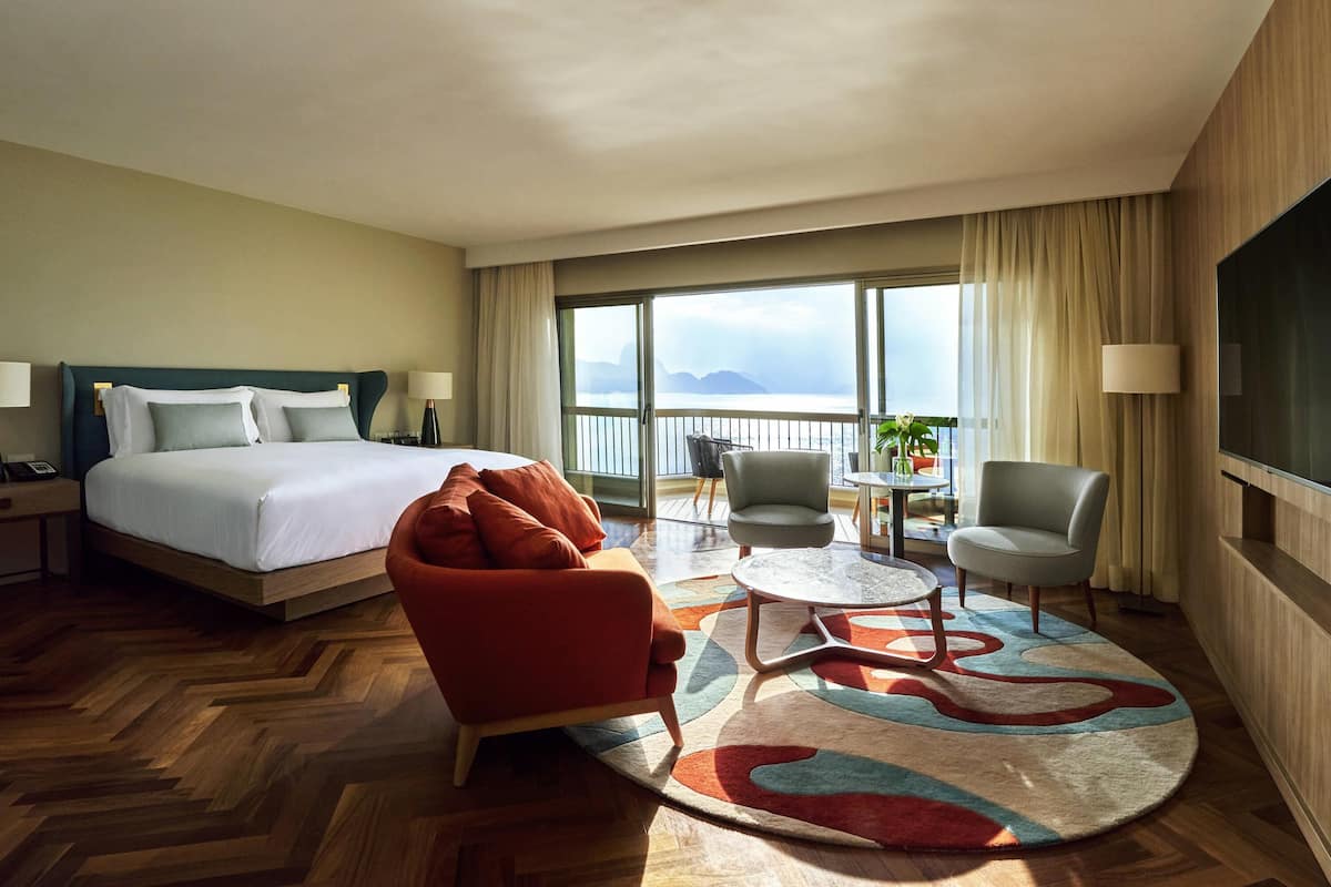 Junior Gold Suite, 1 King Bed, Sea View | Minibar, in-room safe, soundproofing, iron/ironing board