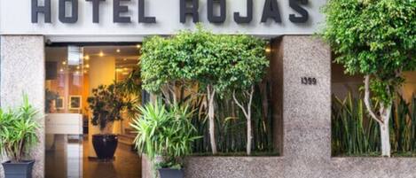 Majoituspaikan julkisivu