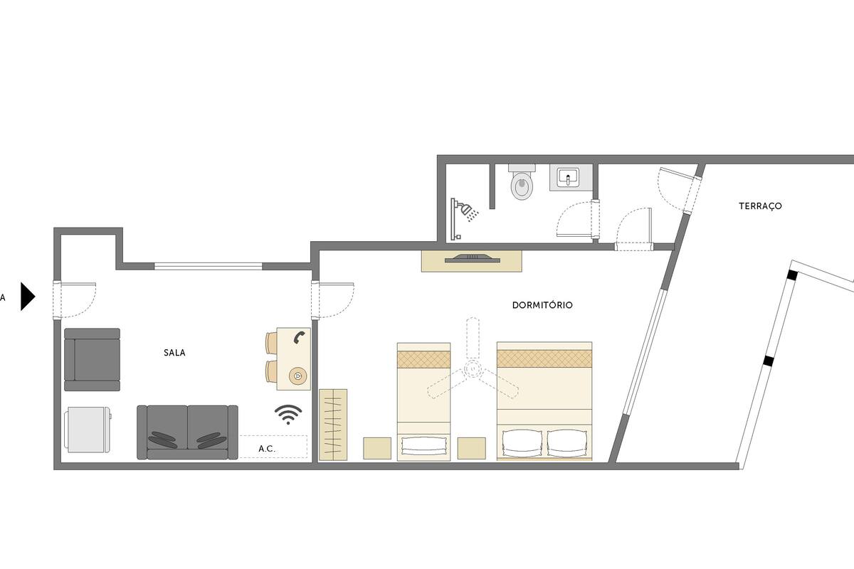 ห้องพรีเมียมสวีท | ผังชั้นอาคาร