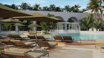 3 piscinas al aire libre