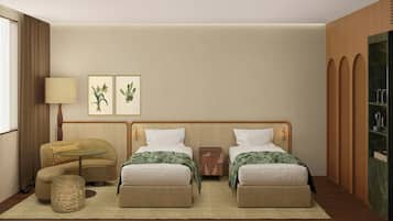 Minibar, desk, blackout drapes, WiFi (free)