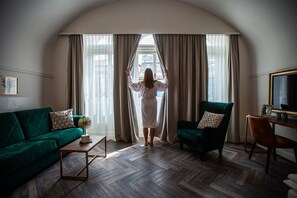 Junior Studio Suite, 1 Bedroom, City View | View from room - Hotel Palais26 (Villach)