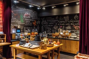 Daily buffet breakfast (EUR 23 per person)