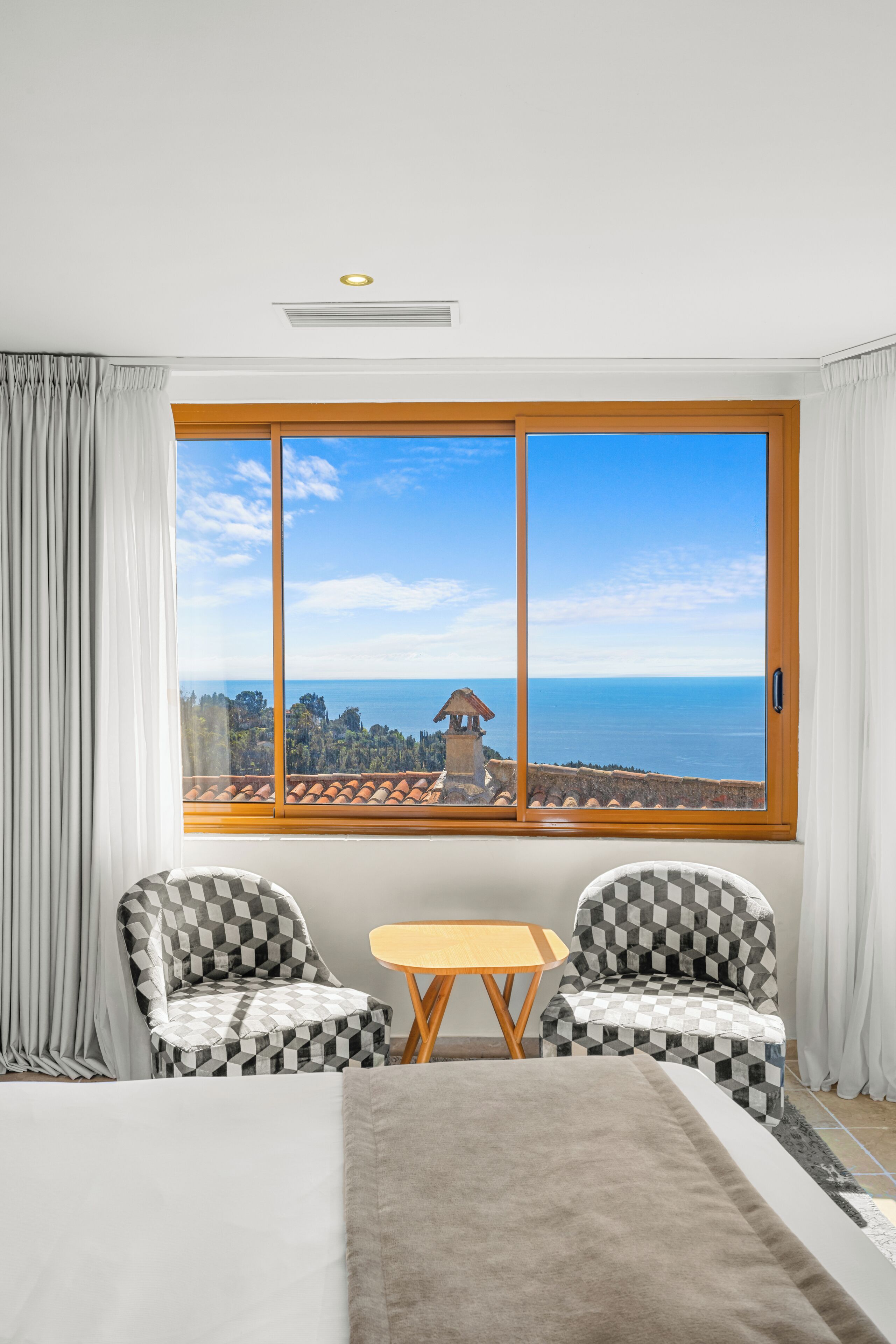 superior double room, partial sea view | view from room