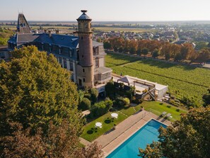 Aerial view - Château d'Isenbourg (Rouffach)